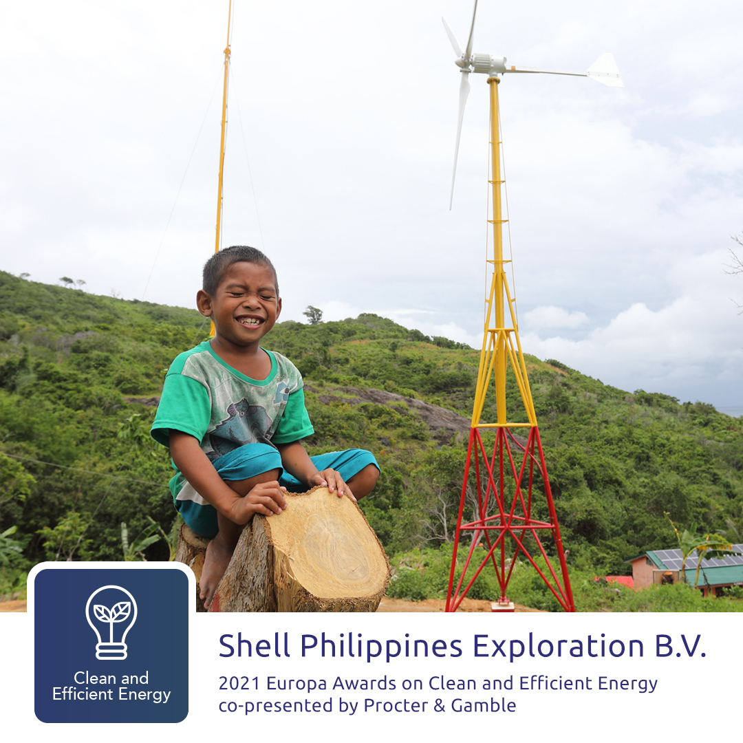 2021 Europa Awards on Clean and Efficient Energy co-presented by P&G (Procter & Gamble): Shell Philippines Exploration B.V.