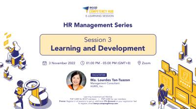 HR Management Series | Session 3: Learning and Development