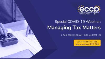 Special COVID-19 Webinar: Managing Tax Matters