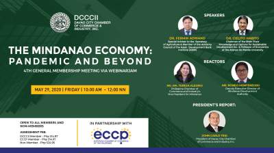 The Mindanao Economy: Pandemic and Beyond 4th General Membership Meeting