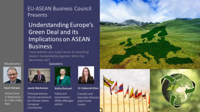 EU-ABC Webinar: Understanding Europe’s Green Deal and its Implications on ASEAN Business