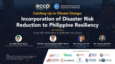 Catching Up To Climate Change: Incorporation of Disaster Risk Reduction to Philippine Resiliency