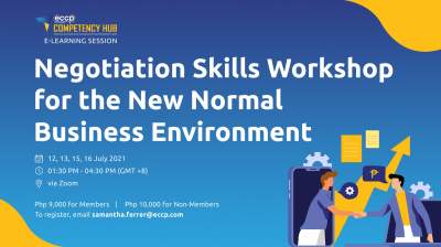 Negotiation Skills Workshop for the New Normal Business Environment