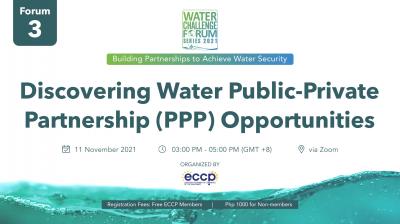 WCF 2021 Series: Discovering Water Public-Private Partnership (PPP) Opportunities