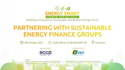 Partnering with Sustainable Energy Finance Groups
