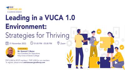 Leading in a VUCA 1.0 Environment: Strategies for Thriving