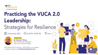 Practicing the VUCA 2.0 Leadership: Strategies for Resilience