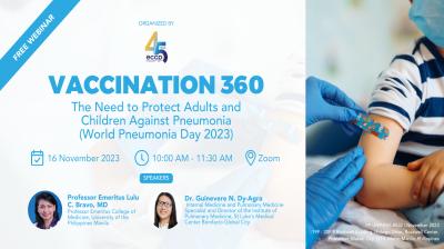 Vaccination 360 – The Need to Protect Adults and Children Against Pneumonia
