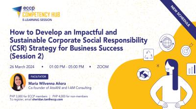How to Develop an Impactful and Sustainable CSR Strategy for Business Success (Session 2)
