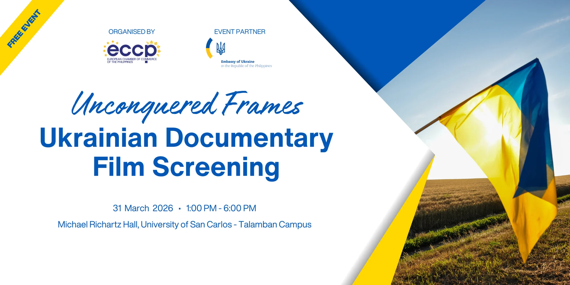 Unconquered Frames: Ukrainian Documentary Film Screening